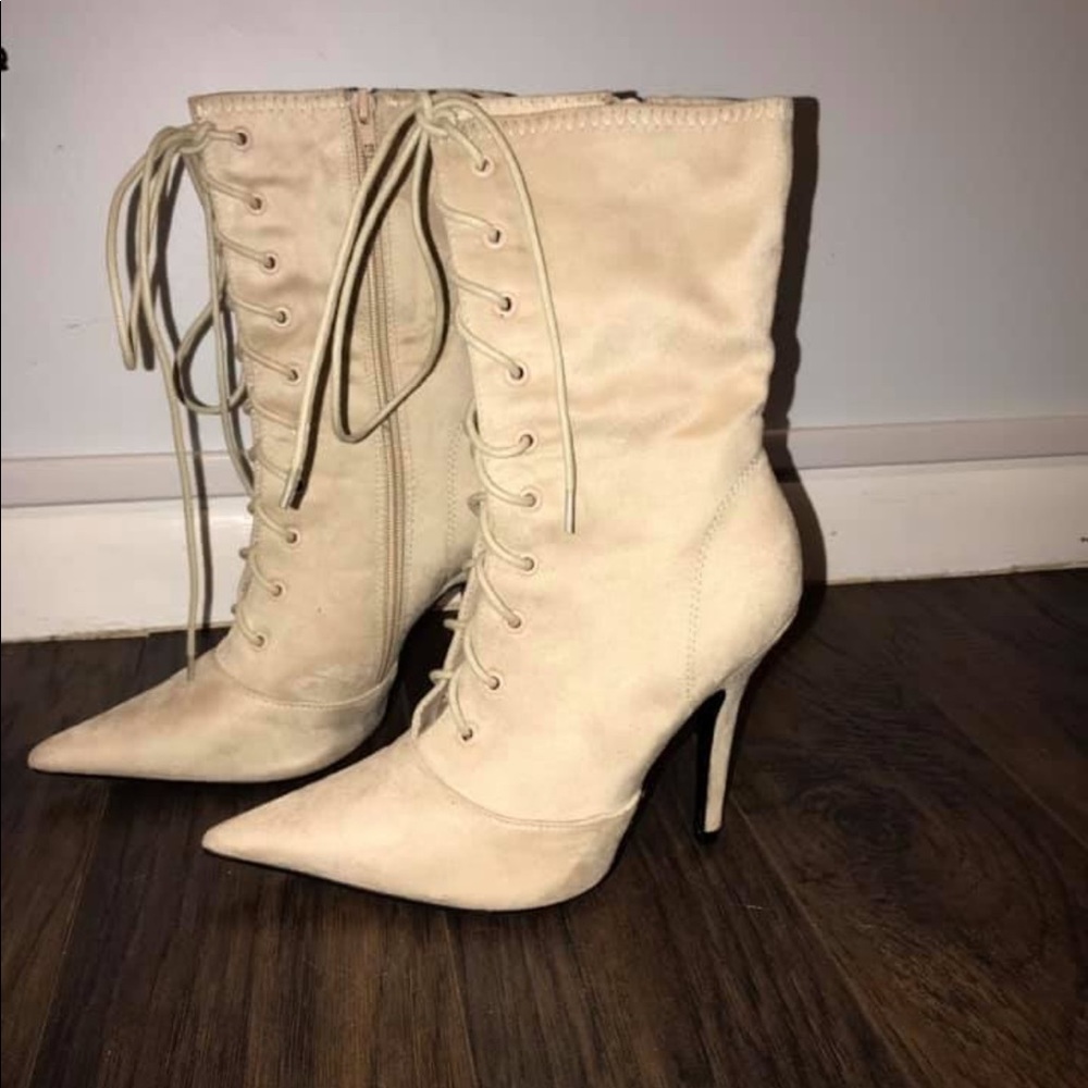 Fashion Nova heel booties
